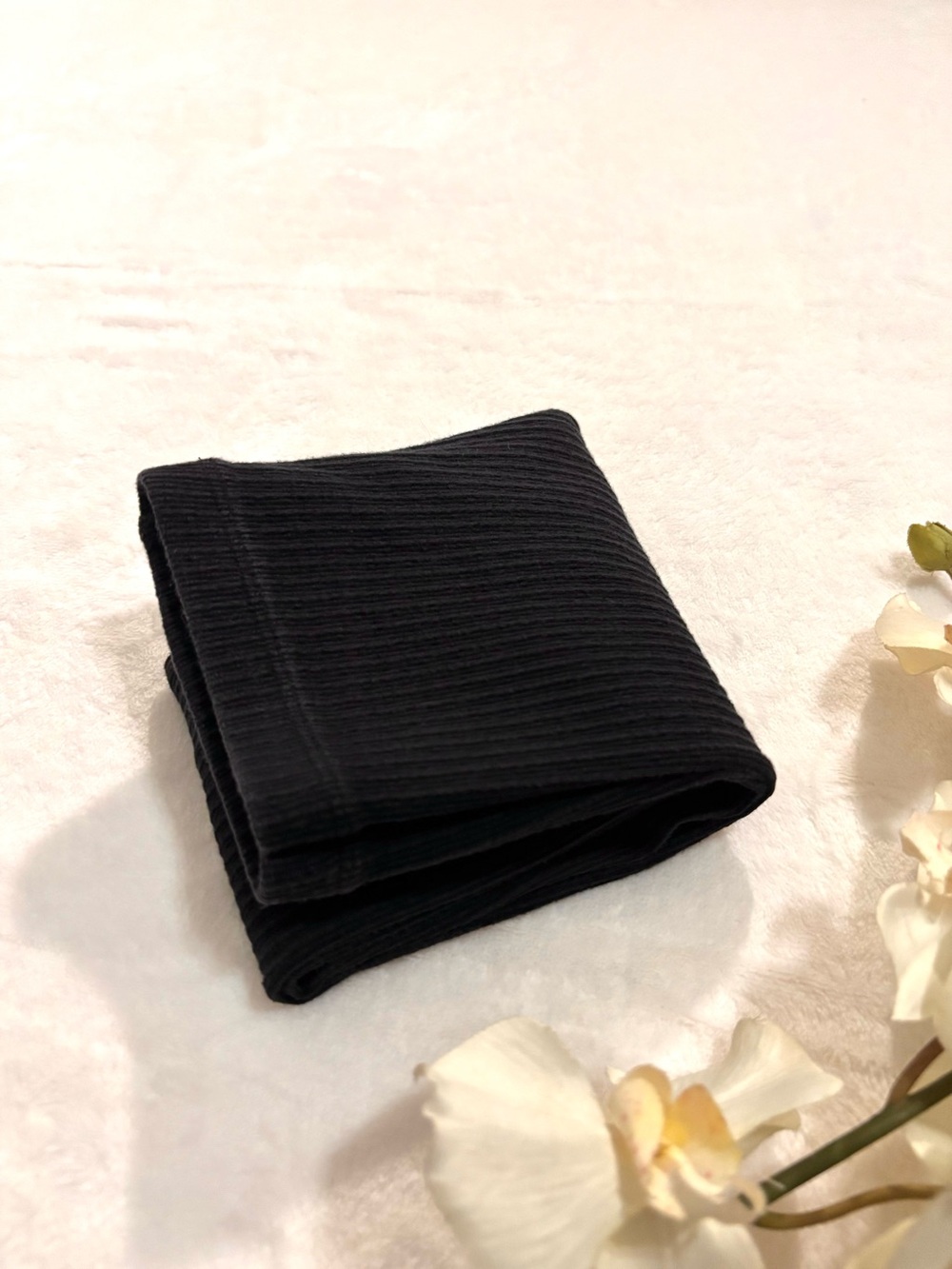 Tea Collection Black Ribbed High‑Stretch Leggings — Size 5 (EUC)